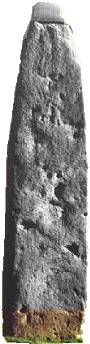 Metaphysical Monolith - Wiccan Druid.  The Rudston Monolith at over 7.6 metres (25 ft) is the tallest megalith (Standing stone) in the United Kingdom. It is situated in a churchyard in the village of Rudston in the East Riding of Yorkshire. The weight is estimated at 40 tons (~40,000 kg).